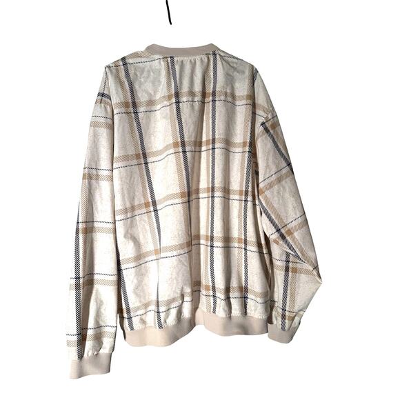 Boca Classic Original Golf Classic Club White/Tan Plaid Windbreaker XL - Picture 5 of 7